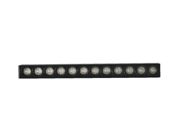 Трековый магнитный светильник iLedex Vision 4822-002-L235-12W-38DG-4000K-BK