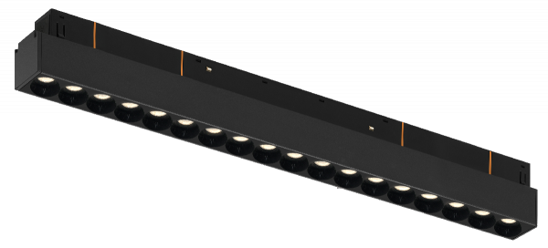 Трековый магнитный светильник iLedex Vision 4822-002-L350-18W-38DG-4000K-BK