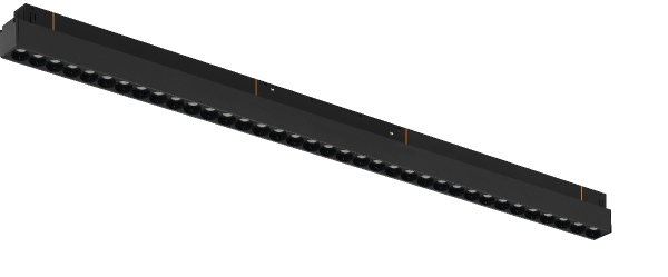 Трековый магнитный светильник iLedex Vision 4822-002-L690-36W-38DG-3000K-BK