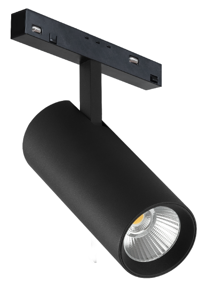 Трековый магнитный светильник iLedex Vision 4822-007-D75-30W-38DG-4000K-BK