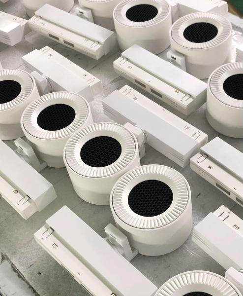 Трековый магнитный светильник iLedex Vision 4822-010-D82-12W-38DG-3000K WH (WALL WASHER)