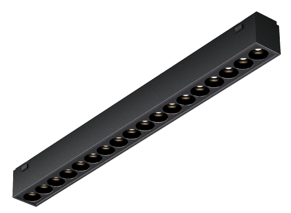Трековый магнитный светильник iLedex Vision 4825-039-L293-18W-36DG-4000K-BK