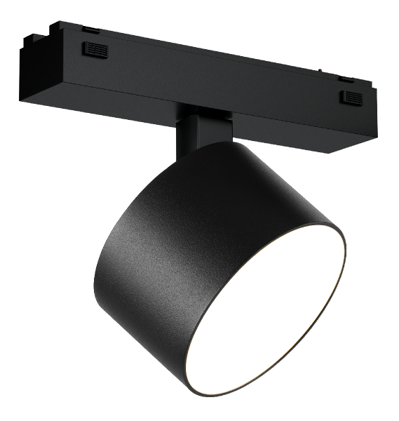 Трековый магнитный светильник iLedex Vision 4825-047-D90-10W-110DG-3000K-BK