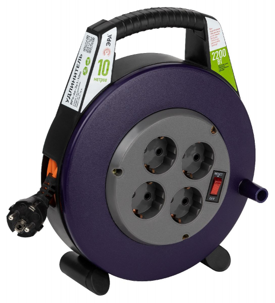 Удлинитель силовой Эра BPx-4e-3x1-10m Б0052927