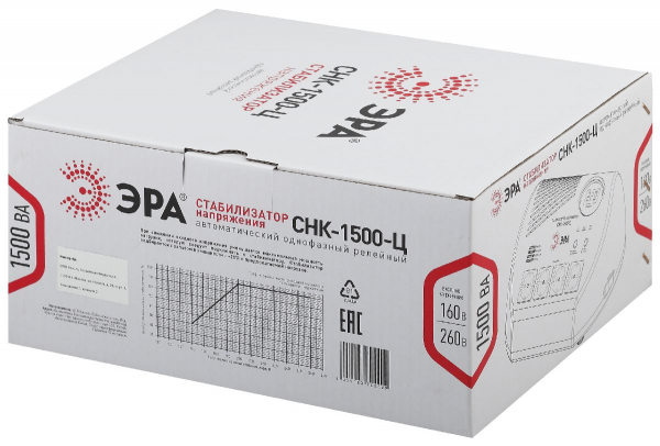 Стабилизатор Эра СНК-1500-Ц Б0031073