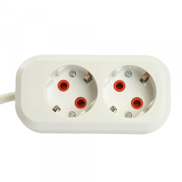 Удлинитель двухместный Stekker Home 49339