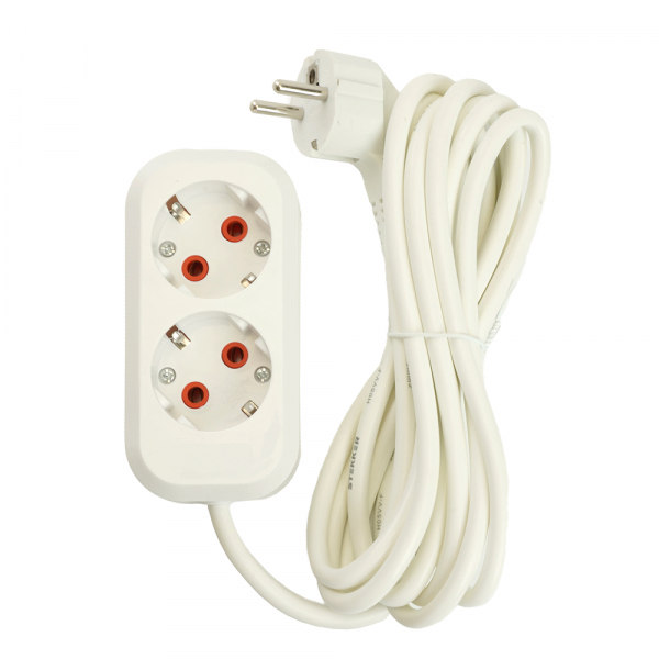 Удлинитель двухместный Stekker Home 49339