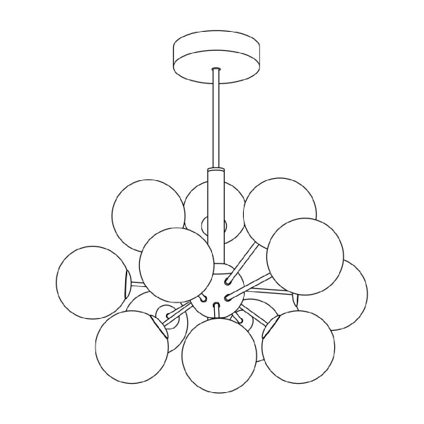 Люстра на штанге Citilux Tonga CL212183
