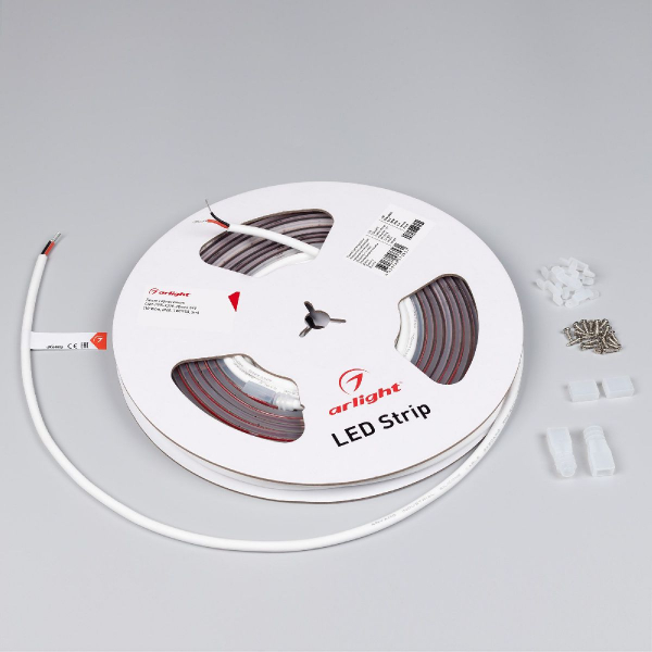 Светодиодная лента герметичная Arlight CSP-PFS-X320-10mm 24V Warm3000 (10 W/m, IP68, TWP100, 5m) 045052