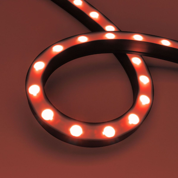 Грейзер Arlight DMX THOR-3D-F24-25x27mm 24V RGBW-Warm 3000 (24 W/m, IP65, 1m, wire x2) 045264