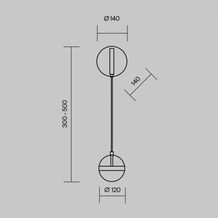 Maytoni MOD295WL-L12BBS3K