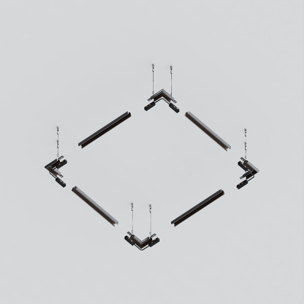 Шинопровод магнитный Maytoni Exility TRXM034-R-412B