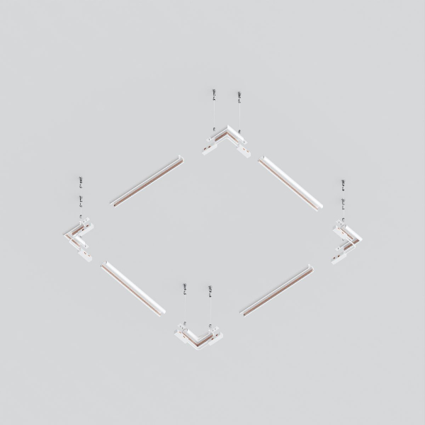 Шинопровод магнитный Maytoni Exility TRXM034-R-412W