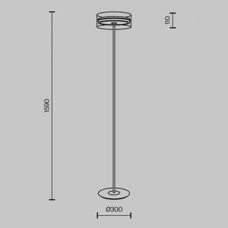 Maytoni MOD348FL-L24BBS3K