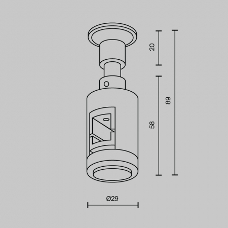 Maytoni TRA155CW-S1-BS