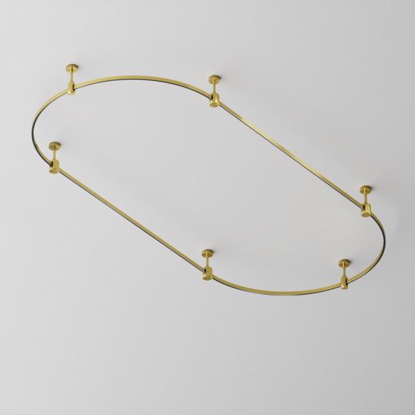 Шинопровод магнитный полукруг Maytoni Flarity TRX154-SR-D800-BS