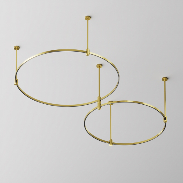 Шинопровод магнитный круглый Maytoni Flarity TRX154-R-D800-BS