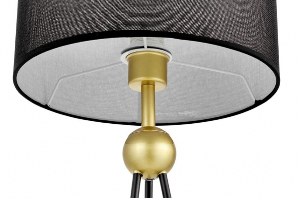 Настольная лампа Lumina Deco Belforte LDT 5527 GD+BK