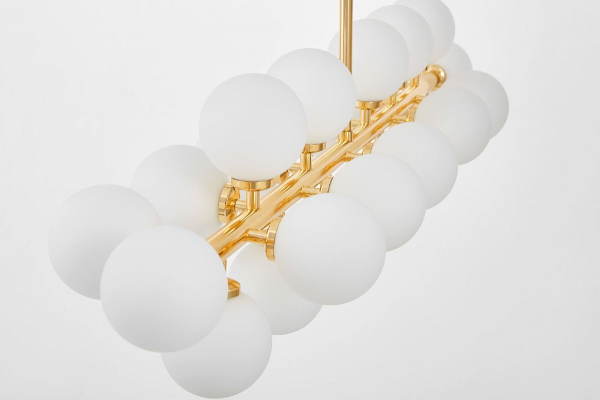 Люстра на штанге Lumina Deco Marsiada LDP 6033-24 GD