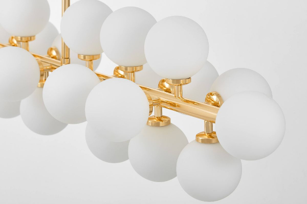 Люстра на штанге Lumina Deco Marsiada LDP 6033-24 GD