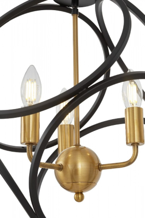 Lumina Deco LDP 1243-3 BK+MD