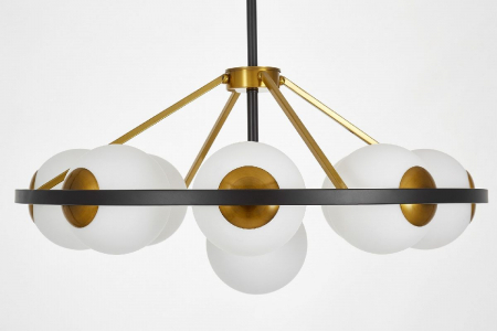 Lumina Deco LDP 8034-9 BK+WT