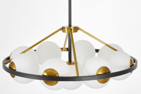 Lumina Deco LDP 8034-9 BK+WT