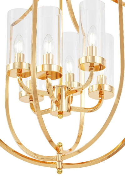 Подвесная люстра Lumina Deco Trulia LDP 8006-6 F.GD