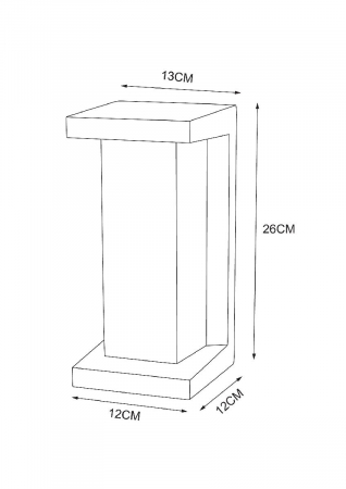 Arte Lamp A8510AL-1BK