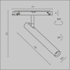 Maytoni TR141-2-6W3K-M-W
