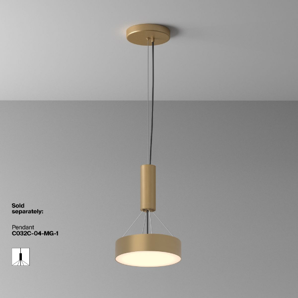 Накладной светильник Maytoni Zon C032CL-24W3K-RD-MG