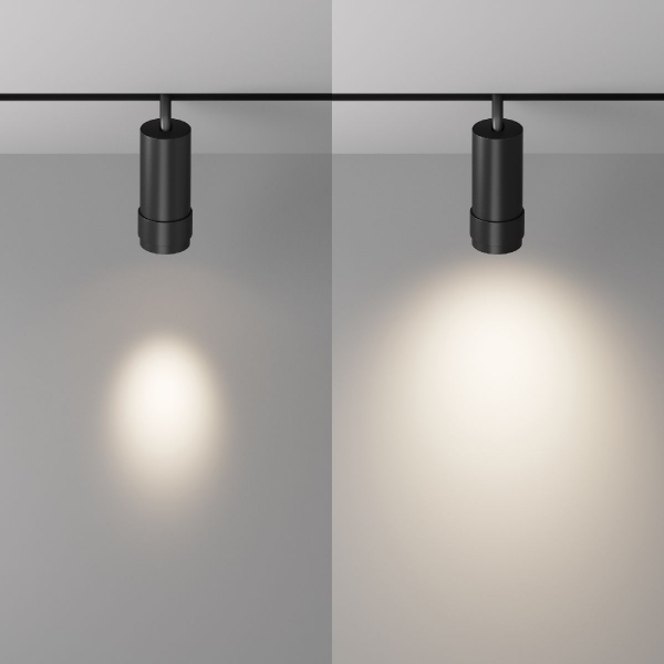 Трековый магнитный светильник Maytoni Focus Zoom TR212-1-12WTW-DD-Z-B