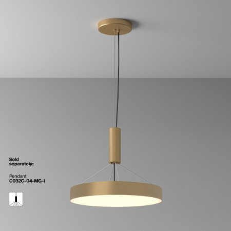 Maytoni C032CL-45W3K-RD-MG