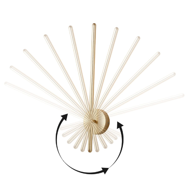 Настенный светильник Crystal Lux VERDE AP L1000 GOLD NEW