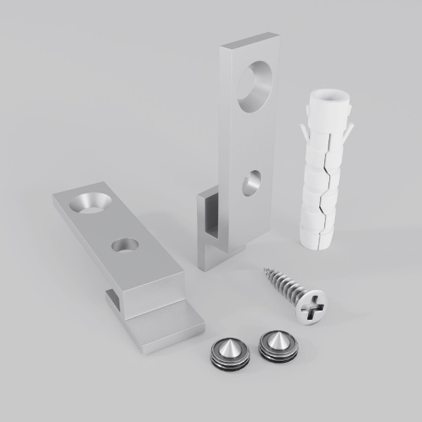 Комплект креплений для радиусного профиля со свеченим вверх/вниз (2 шт.) Maytoni Led strip ALM-3535R-2MT