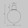 Maytoni TR171-1-5W3K-WB