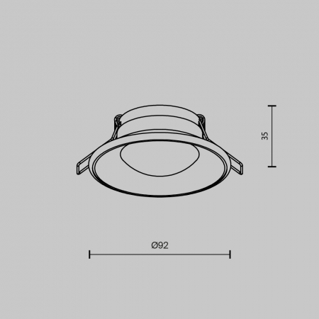 Maytoni DL096-GU10-W
