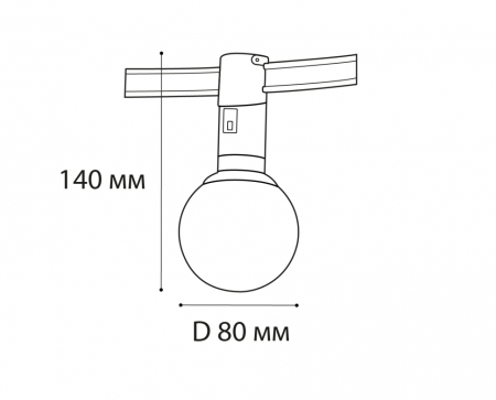 Italline IT010-4021 black 3000K