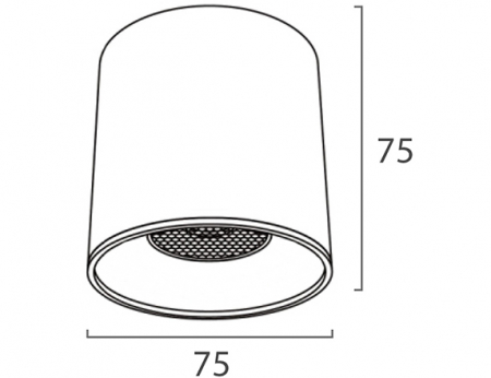 Italline IT09-9016 black 3000K