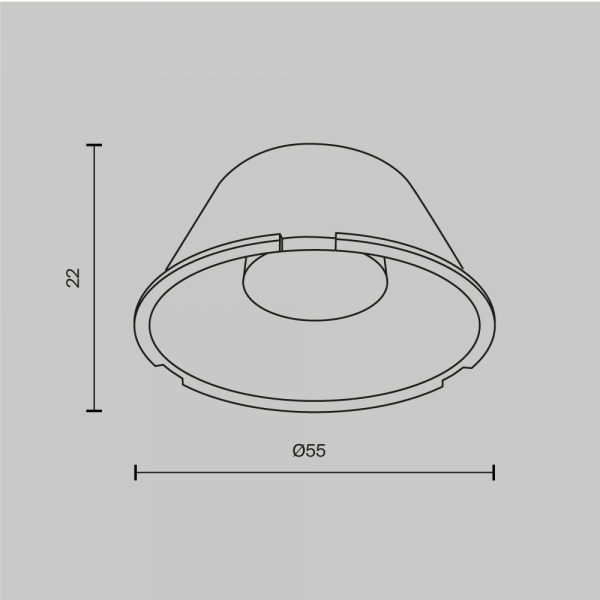 Линза Maytoni Focus Led LensD60-15