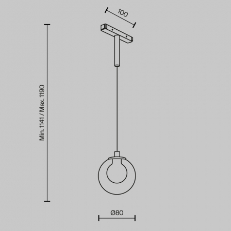 Maytoni TR181PL-1-4WTW-B