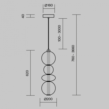Maytoni MOD307PL-L36B3K