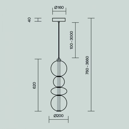 Maytoni MOD307PL-L36BS3K