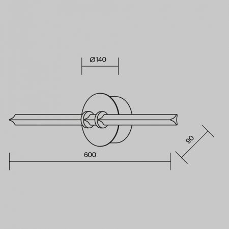 Maytoni MOD340WL-L10BS3K