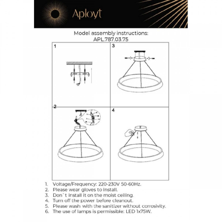 Aployt APL.787.03.75