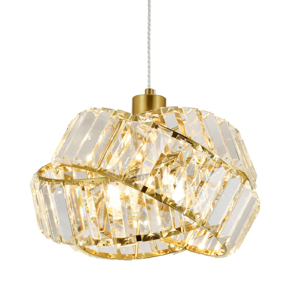 Подвесной светильник Indigo Frizzante 12015/A/1P Brass V000488