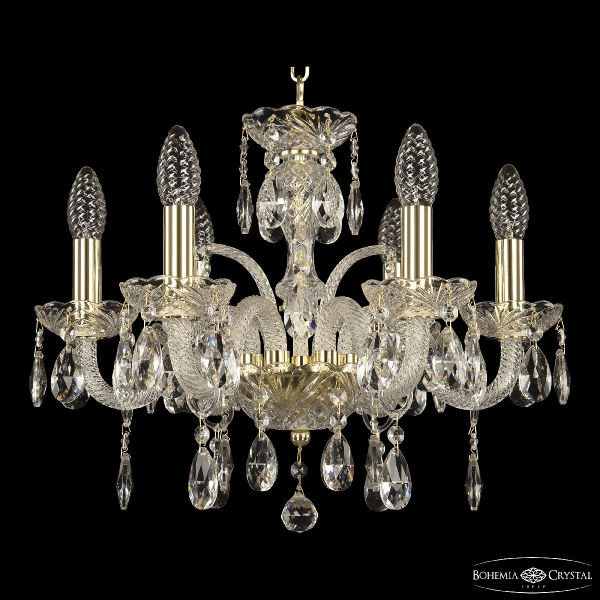 Подвесная люстра Bohemia Ivele Crystal 118/6/141 G