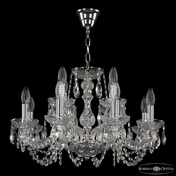 Подвесная люстра Bohemia Ivele Crystal 119/8+4/200 Ni