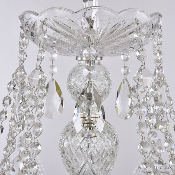 Подвесная люстра Bohemia Ivele Crystal 1411/10/360 Ni