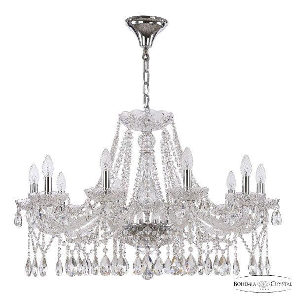 Подвесная люстра Bohemia Ivele Crystal 1413/10/300 Ni